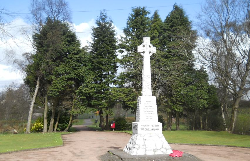 War Memorial in Stepps in the NE of Glasgow