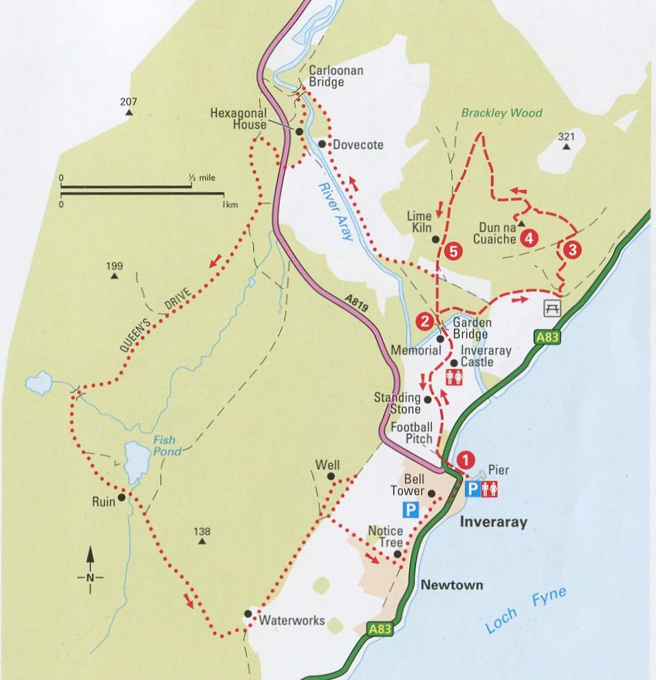 Map for Dun na Cuaiche