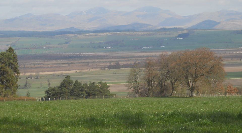 Southern Highlands across the Strath of Forth from the road into Cauldhame
