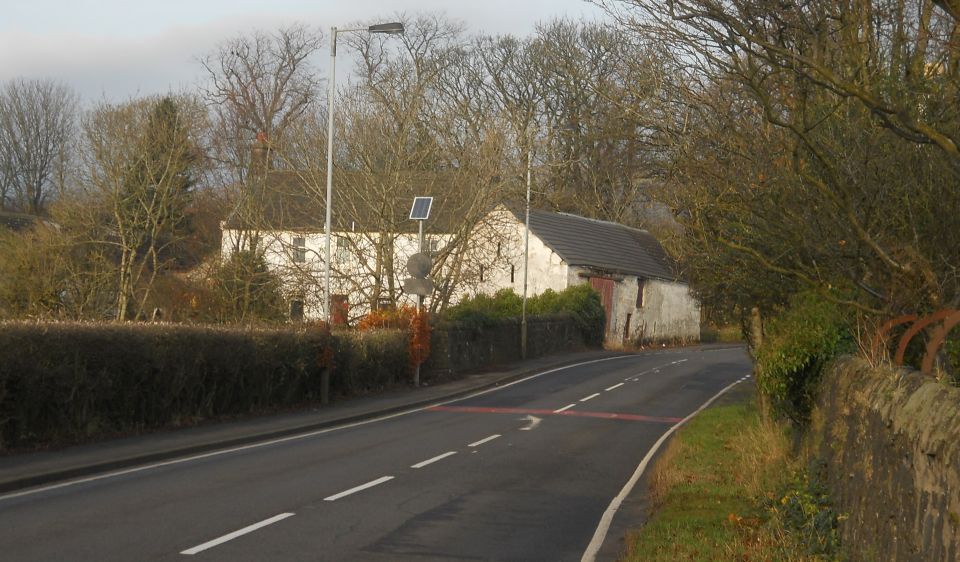 Birdston Road on outskirts of Kirkintilloch