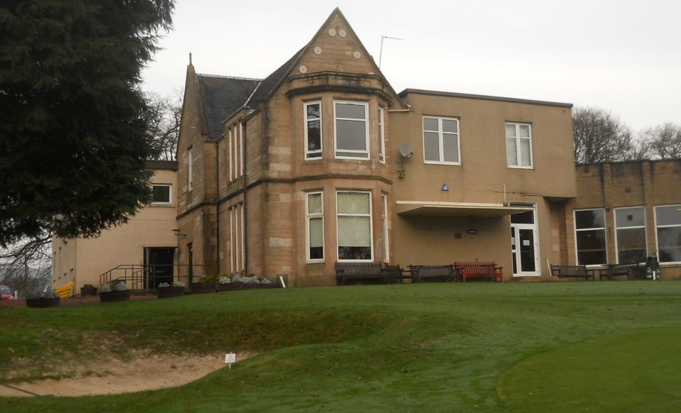 Club house of Hayston Golf Course