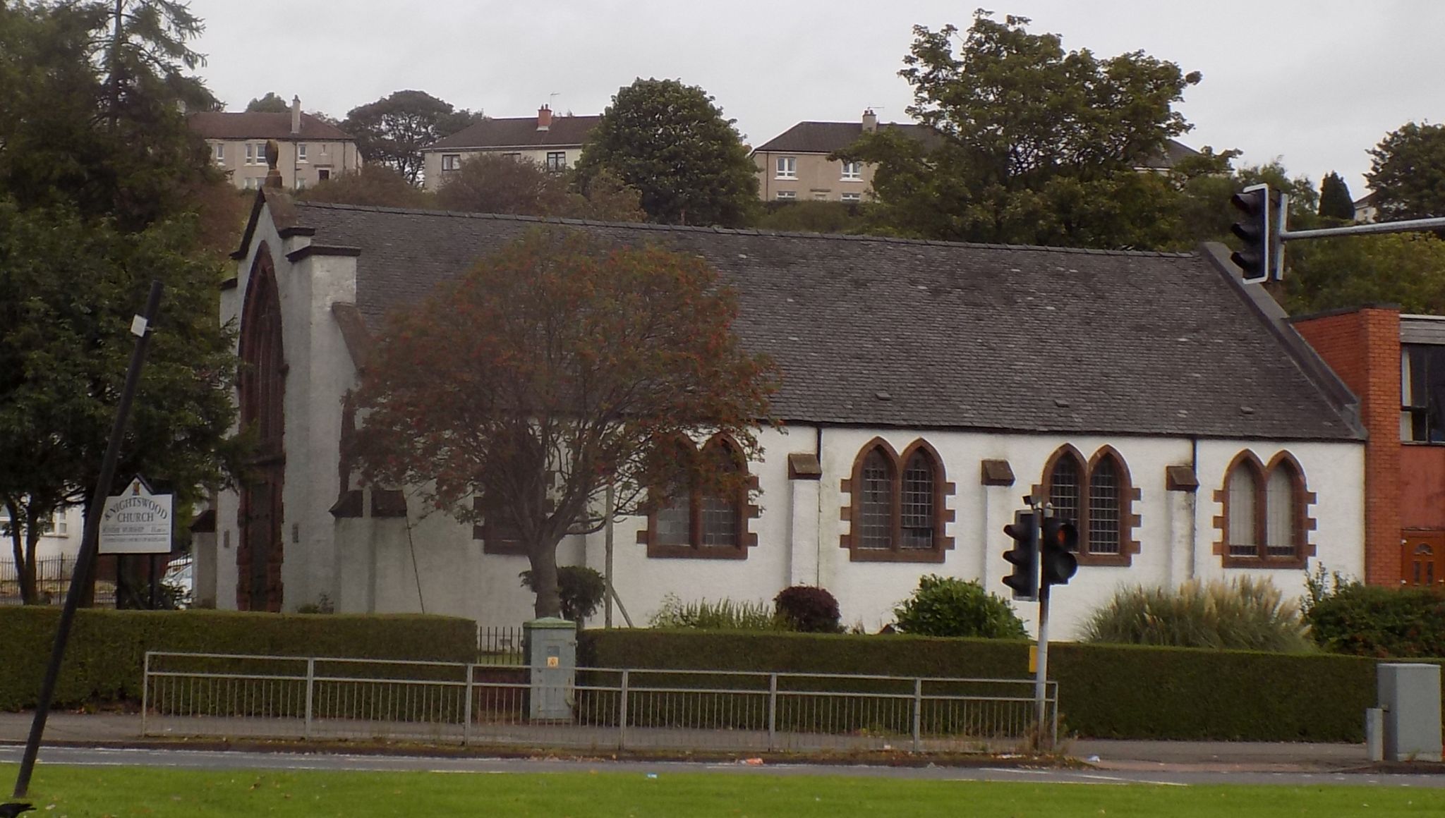Knightswood Church opposite Knightswood Park in Great Western Road