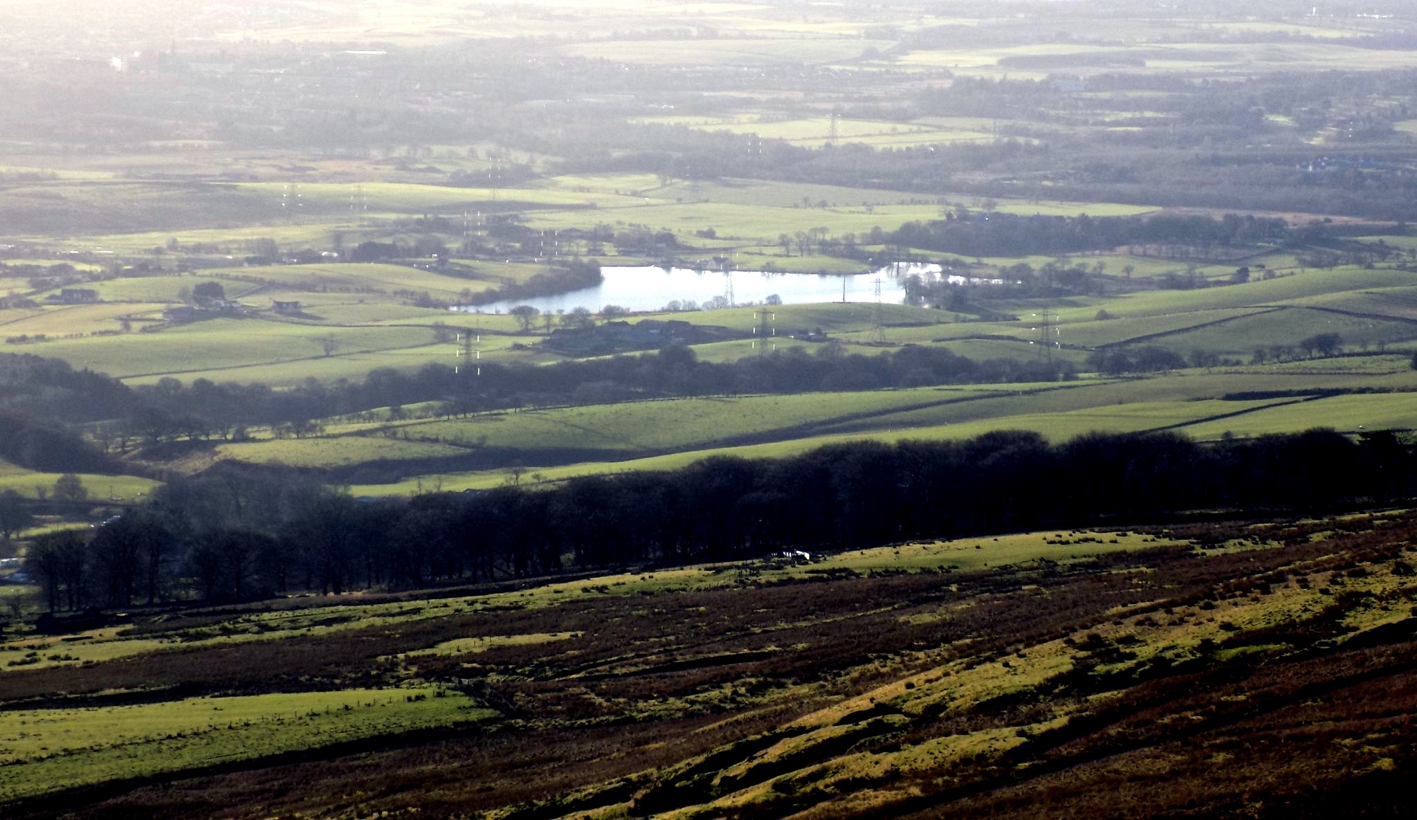 Antermony Loch from Laird's Hill