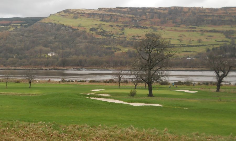 River Clyde and Kilpatrick Hills from Erskine House Golf Course