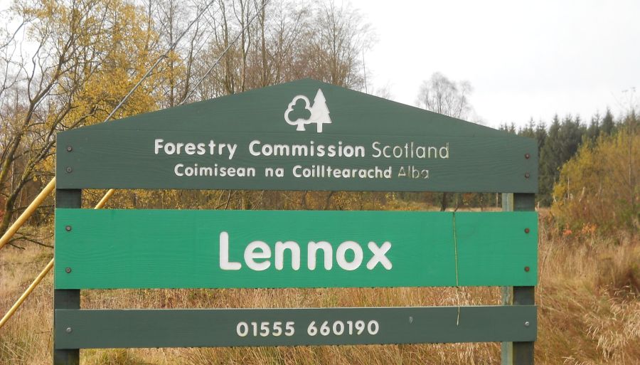 Sign at Lennox Forest