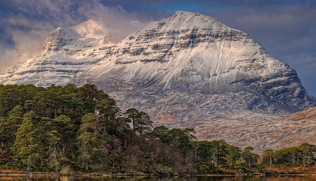 Winter on Liathach in the Torridon Region of the NW Highlands of Scotland