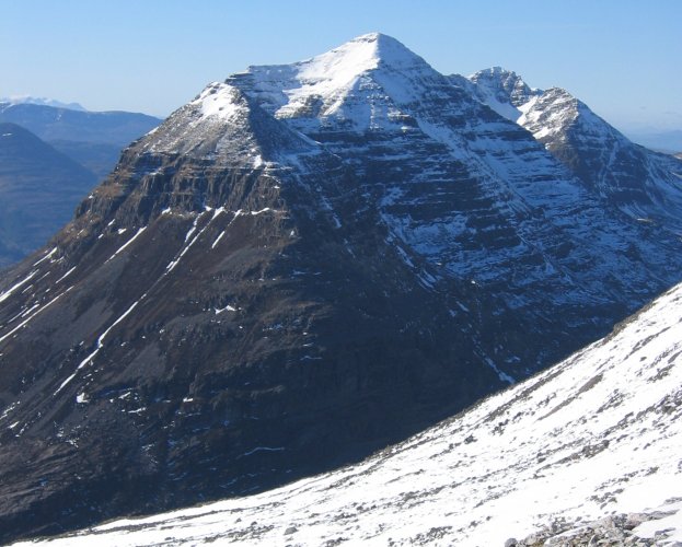Liathach from Beinn Eighe in the Torridon Region of the NW Highlands of Scotland