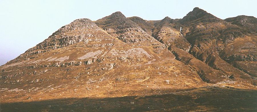 Liathach  from Beinn Dearg in the Torridon Region of the NW Highlands of Scotland