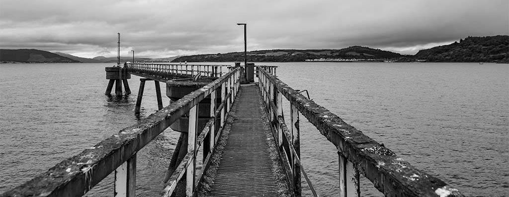 Old pier at Inverkip Power Station