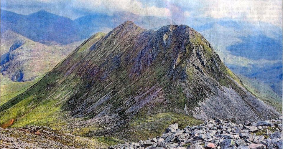 Stob Coire a' Chairn in the Mamores above Glen Nevis