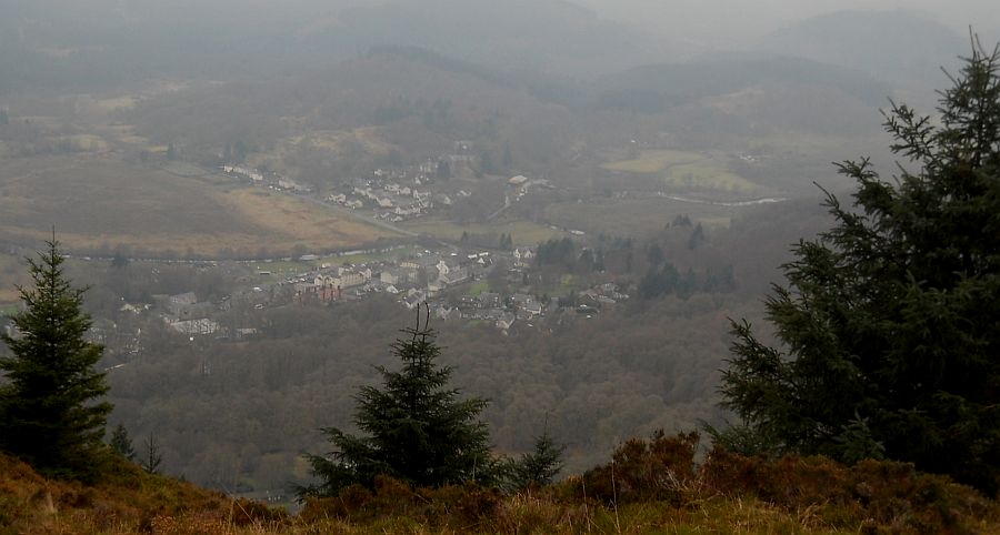 Aberfoyle from Menteith Hills