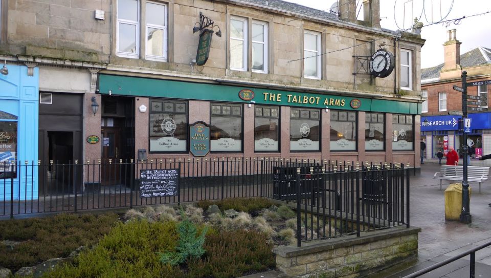 Talbot Arms Pub in Milngavie Town Centre