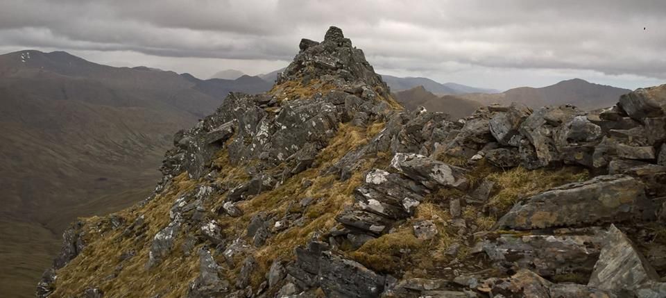 Aonach Meadhoin in the Three Brothers of Kintail