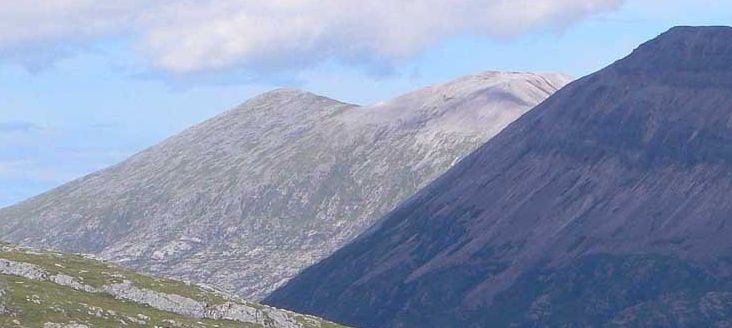 Foinaven and Arkle in Highlands of Northern Scotland