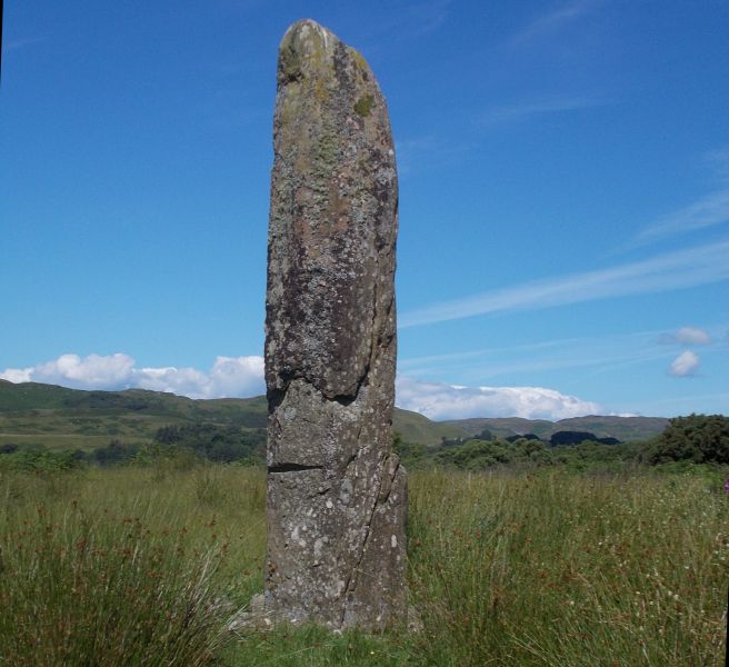 Standing Stone near Ardfern off the road to Oban