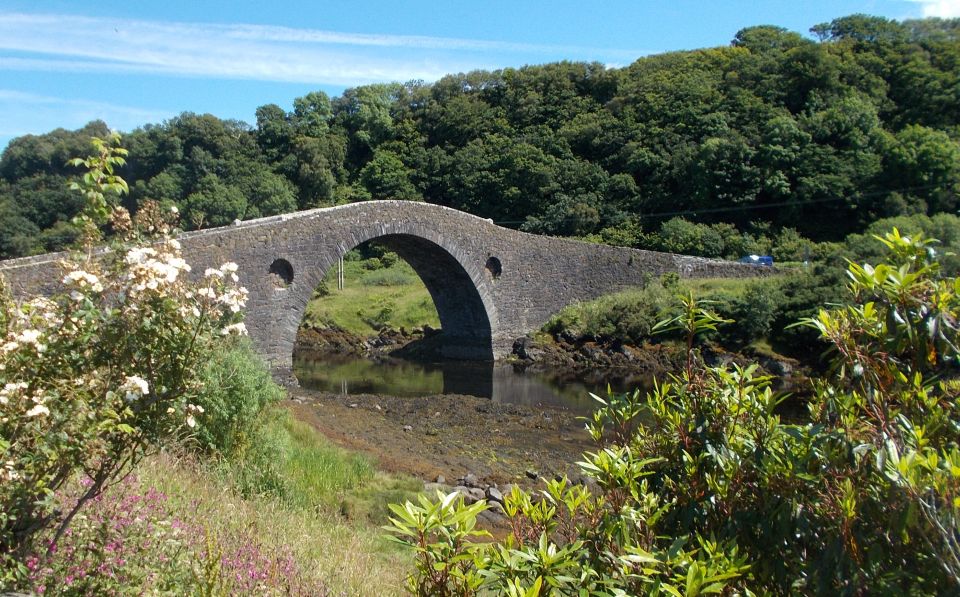 Clachan Bridge ( known as the "Atlantic Bridge" - connects mainland to the Isle of Seil ) off the road to Oban