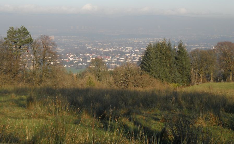 View over Paisley from Gleniffer Braes Country Park
