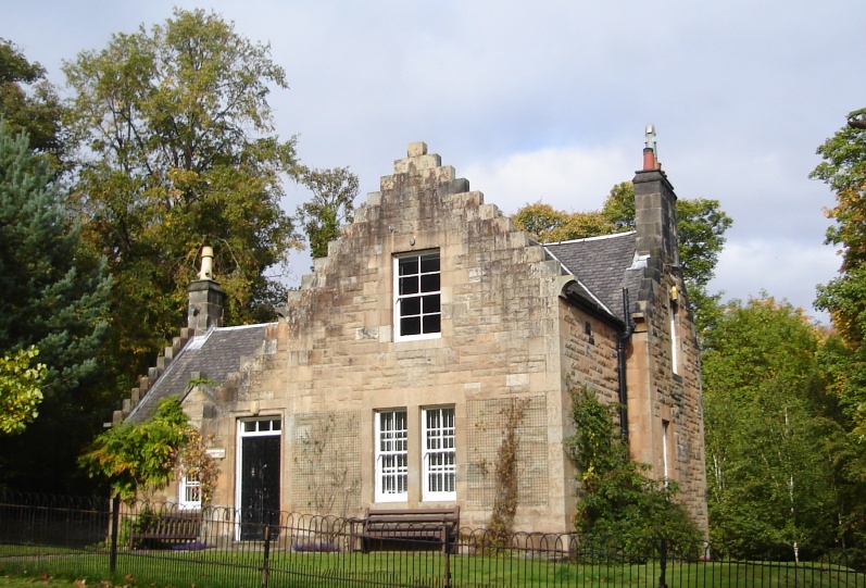 Lodge adjacent to the Burrell Gallery