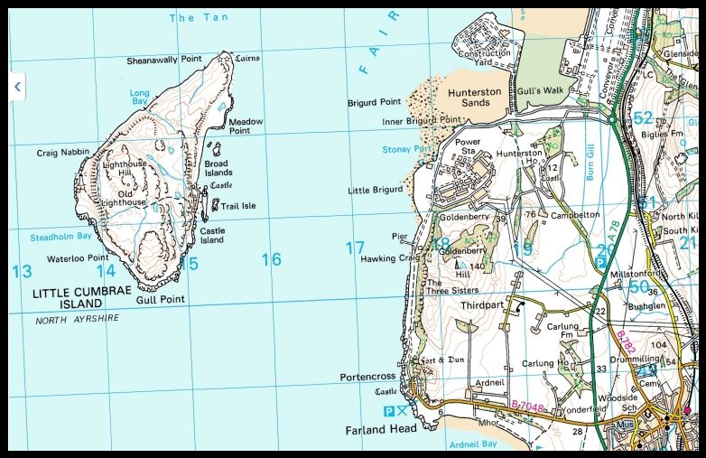 Map of Portencross area