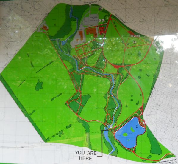 Map of Rouken Glen Park