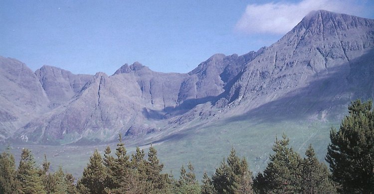 An Caisteal on the Skye Ridge from Coire na Creiche