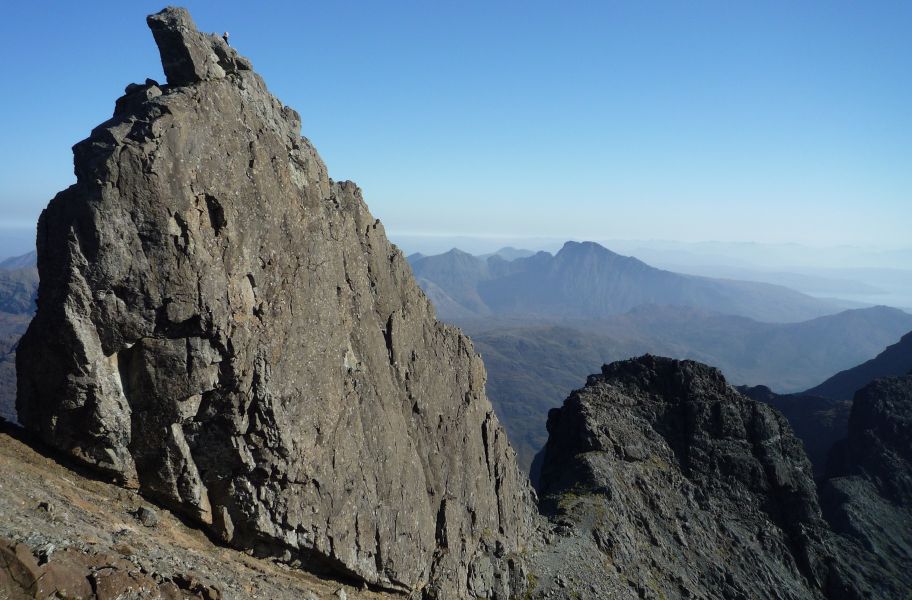 The East Ridge of the Inaccessible Pinnacle on the Skye Ridge