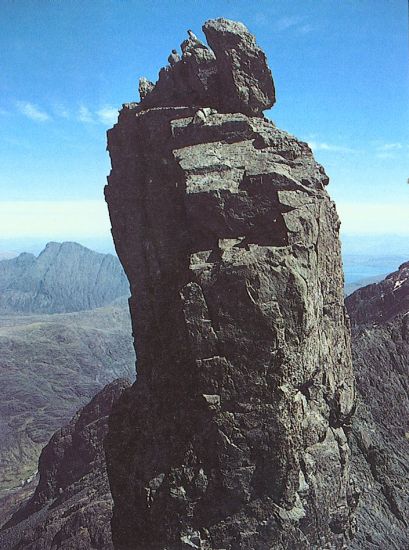 The West Ridge on the Inaccessible Pinnacle on the Skye Ridge