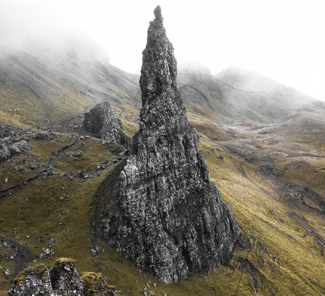 The Needle at Storr at Trotternish on Island of Skye