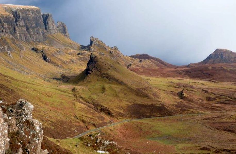 The Storr at Trotternish on the Isle of Skye in NW Scotland