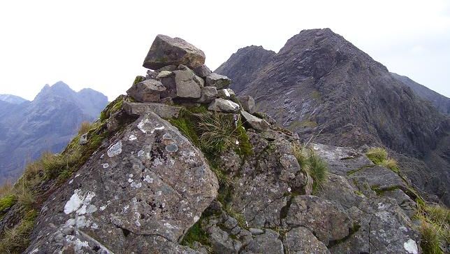 Summit of Sgurr Mhadaidh on the Skye Ridge