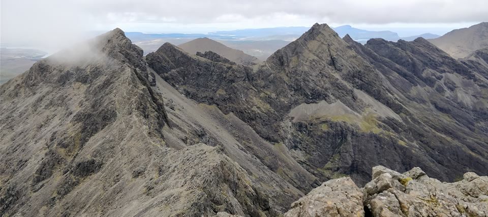 The Main Ridge of the Black Cuillin on the Isle of Skye