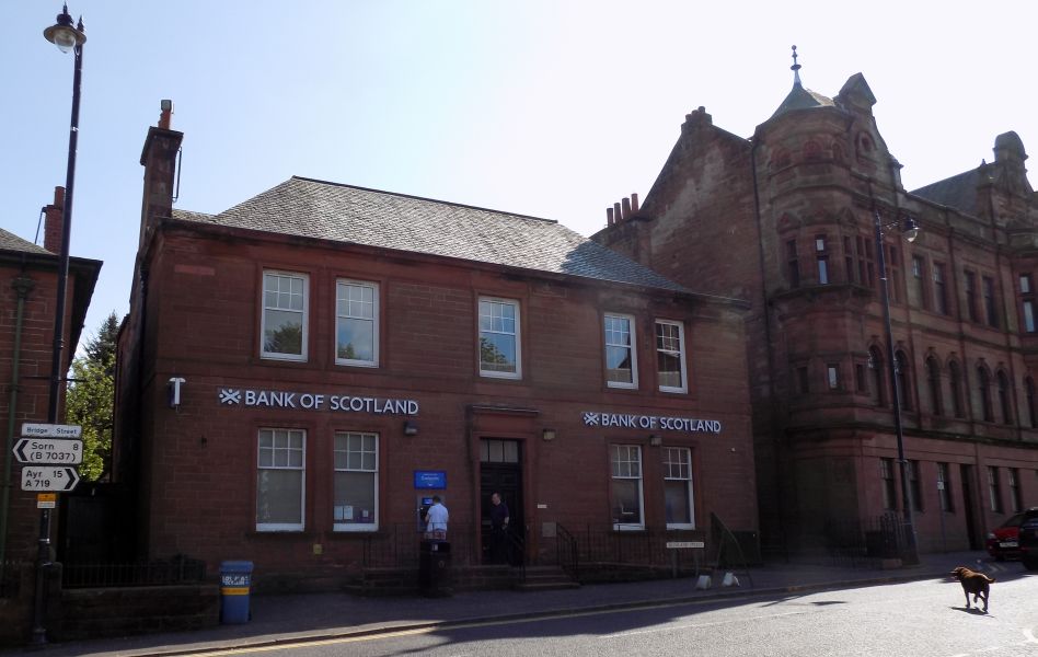 Bank of Scotland and Galston Coop Building