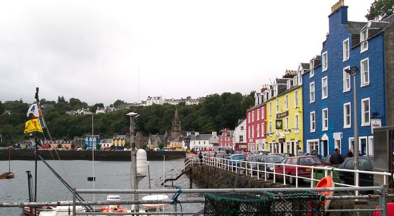 Tobermory - the largest town on Mull