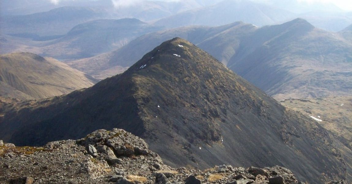 Summit Ridge on Ben More on the Island of Mull