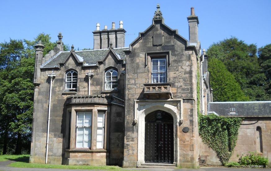 Mosesfield House in Springburn Park in the NE of Glasgow