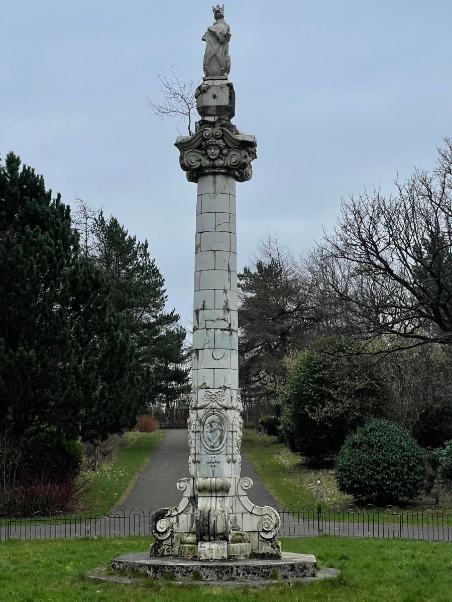 Monument in Springburn Park