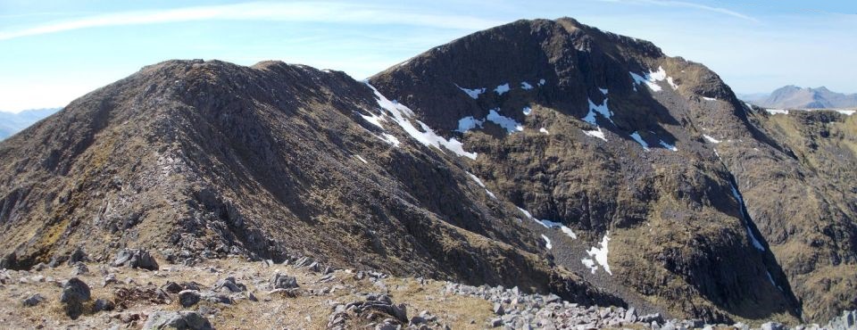 Aonach Eagach Ridge on Stob Ghabhar