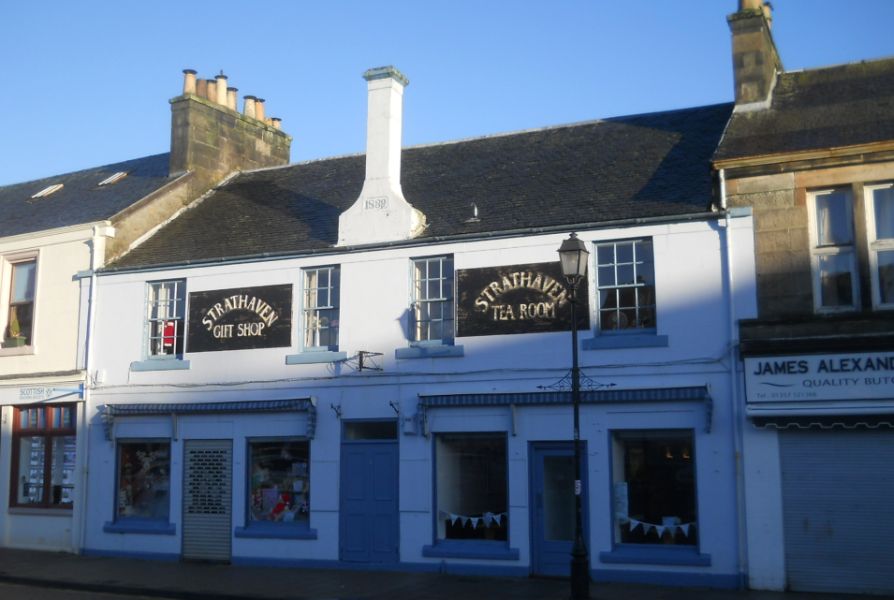 Shops in town centre of Strathaven