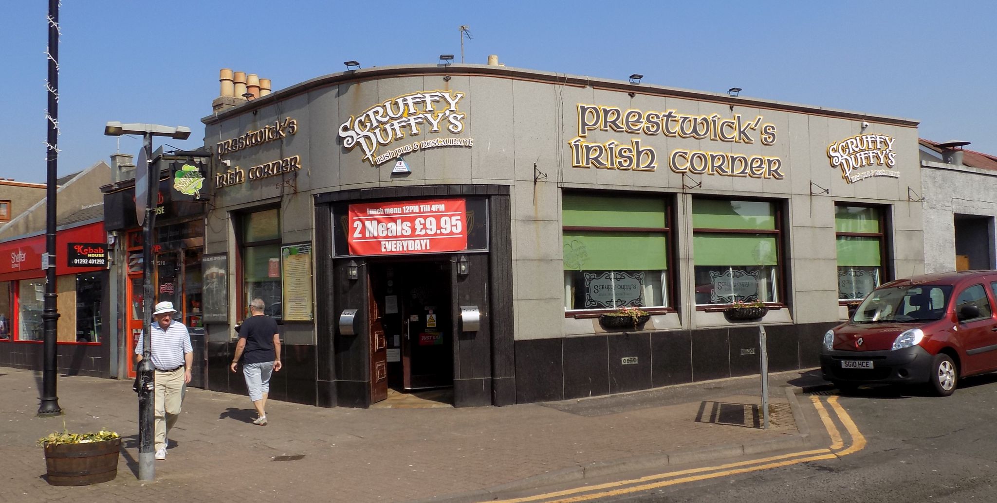 "Scruffy Duffy's" Restaurant in Prestwick
