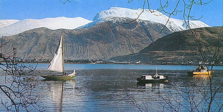 Ben Nevis above Loch Linnhe and Fort William
