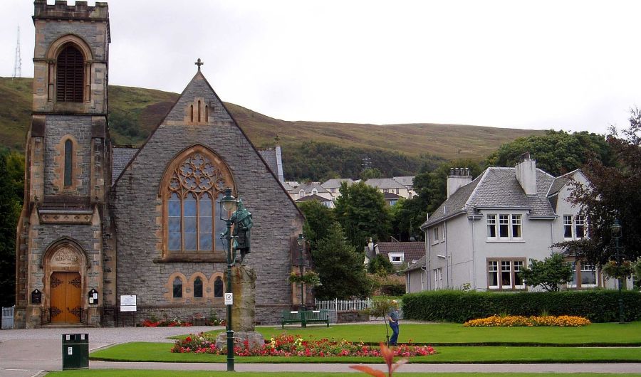 The West Highland Way - Duncansburgh Church in Fort William