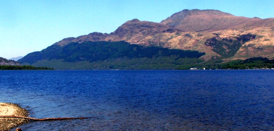 The West Highland Way - Ben Lomond above Loch Lomond