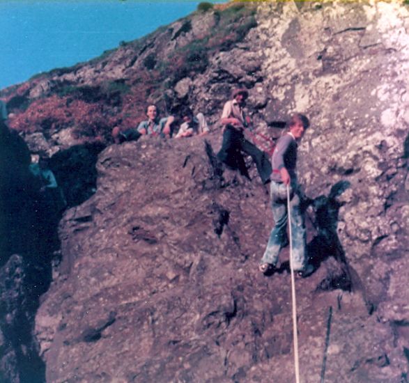 Abseiling off Rock Cliffs at The Whangie