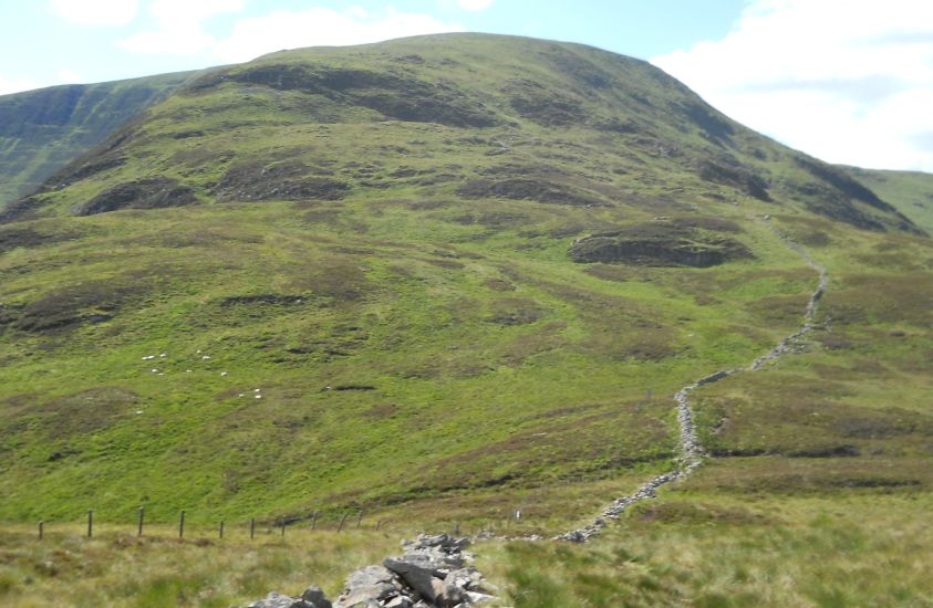 White Coomb on descent to Tail Burn