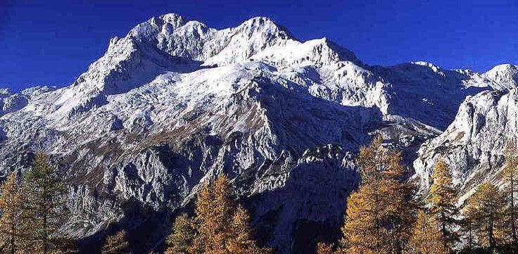 Mt. Triglav in the Julian Alps of Slovenia