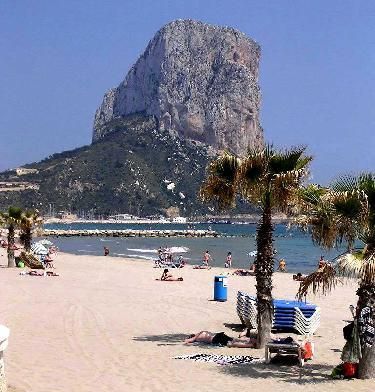 Pen de Ifach, ( Ifach Rock ) at Calpe on the Costa Blanca in Spain