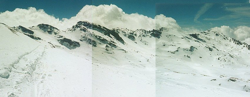 Ski Slopes at Solynieve in the Sierra Nevada in Southern Spain