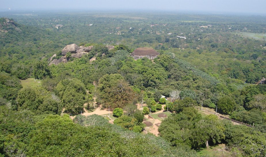 View from Dagoba at Mihintale