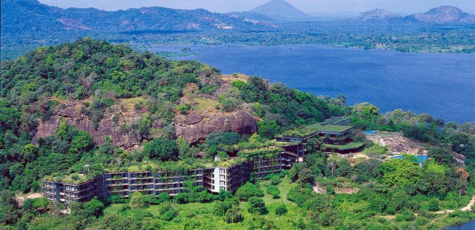 Hotel at Kandalama Reservoir near Sigiriya