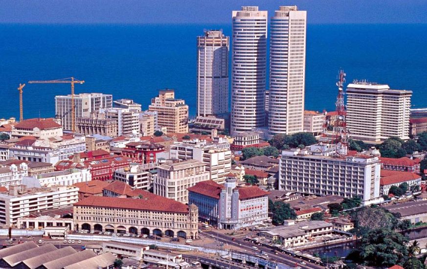 City centre of Colombo - capital city of Sri Lanka